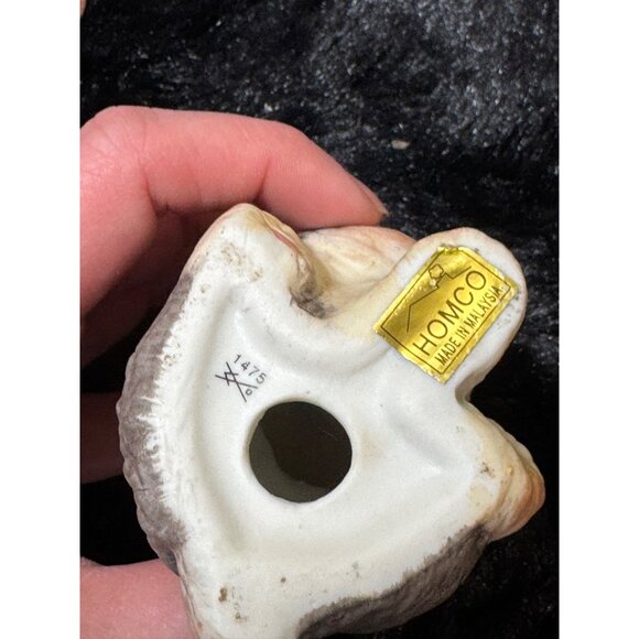 Vintage Homco Yorkshire Terrier Figurines Set Of 2 Ceramic #1475 - Picture 6 of 7